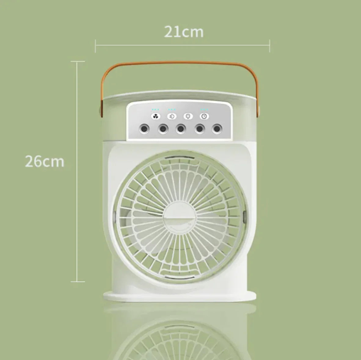 USB Air Cooler with Mist & LED Light