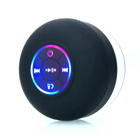 BTS07 Waterproof Bluetooth Speaker with Large Suction Cup and LED Light