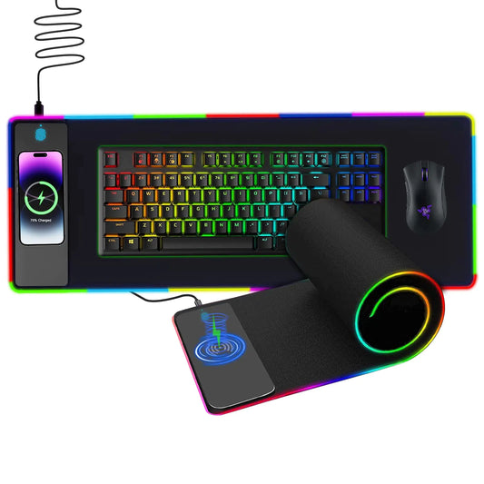 Wireless Charging RGB Mouse Pad